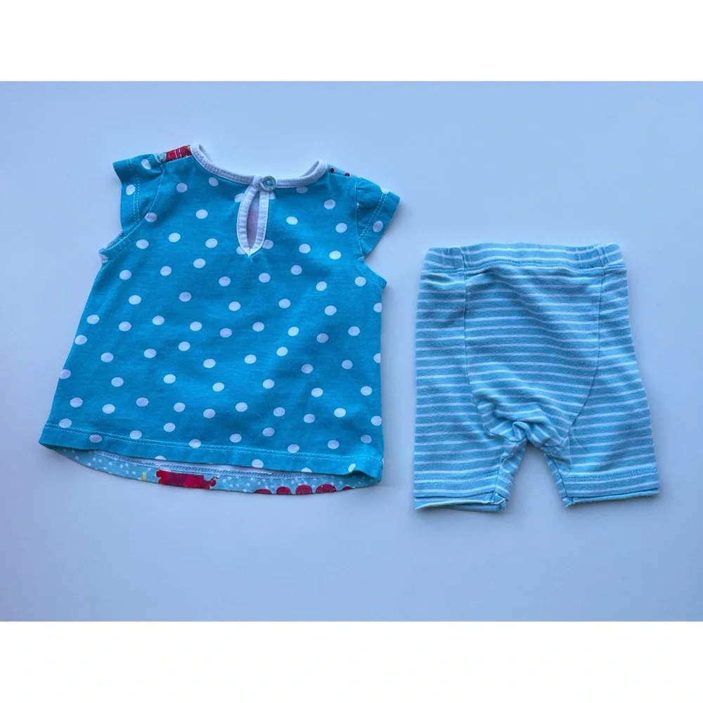 2/$10 SOURIS MINI Baby girl summer outfit 3-6m - Picture 3 of 3